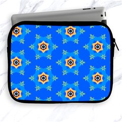 Pattern Backgrounds Blue Star Apple Ipad 2/3/4 Zipper Cases by HermanTelo