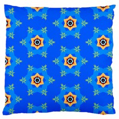 Pattern Backgrounds Blue Star Standard Flano Cushion Case (two Sides)