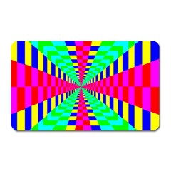 Maze Rainbow Vortex Magnet (Rectangular)