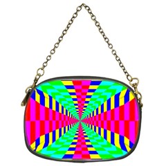 Maze Rainbow Vortex Chain Purse (one Side) by HermanTelo