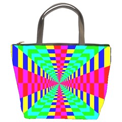 Maze Rainbow Vortex Bucket Bag