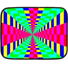 Maze Rainbow Vortex Double Sided Fleece Blanket (mini) 