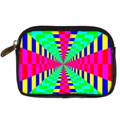 Maze Rainbow Vortex Digital Camera Leather Case