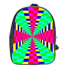 Maze Rainbow Vortex School Bag (Large)