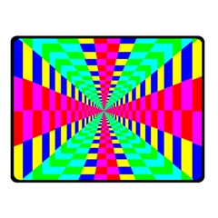 Maze Rainbow Vortex Fleece Blanket (Small)