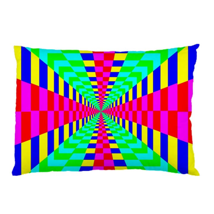 Maze Rainbow Vortex Pillow Case (Two Sides)