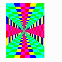 Maze Rainbow Vortex Large Garden Flag (Two Sides)