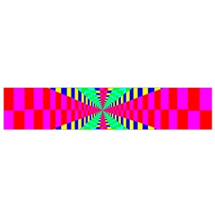 Maze Rainbow Vortex Small Flano Scarf by HermanTelo