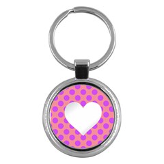 Love Heart Valentine Key Chain (round) by HermanTelo