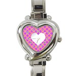 Love Heart Valentine Heart Italian Charm Watch Front