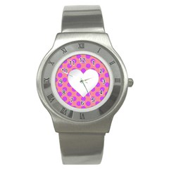 Love Heart Valentine Stainless Steel Watch