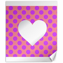 Love Heart Valentine Canvas 20  X 24 