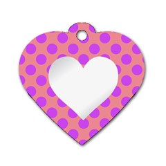 Love Heart Valentine Dog Tag Heart (two Sides) by HermanTelo