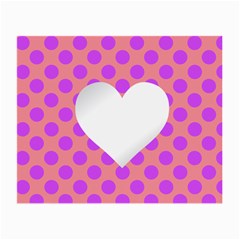 Love Heart Valentine Small Glasses Cloth (2 Sides)