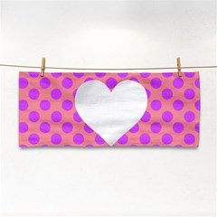 Love Heart Valentine Hand Towel