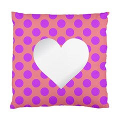 Love Heart Valentine Standard Cushion Case (two Sides)