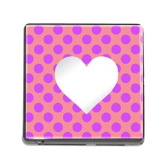 Love Heart Valentine Memory Card Reader (square 5 Slot) by HermanTelo