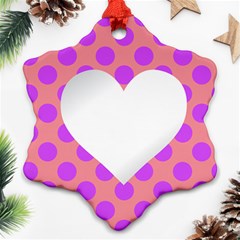 Love Heart Valentine Ornament (snowflake)