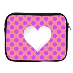 Love Heart Valentine Apple Ipad 2/3/4 Zipper Cases by HermanTelo