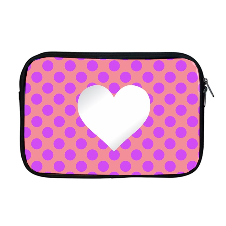 Love Heart Valentine Apple MacBook Pro 17  Zipper Case