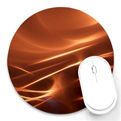 Light Rays Aurora Round Mousepads by HermanTelo