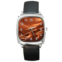 Light Rays Aurora Square Metal Watch