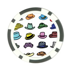 Hat Dress Elegance Poker Chip Card Guard (10 Pack)