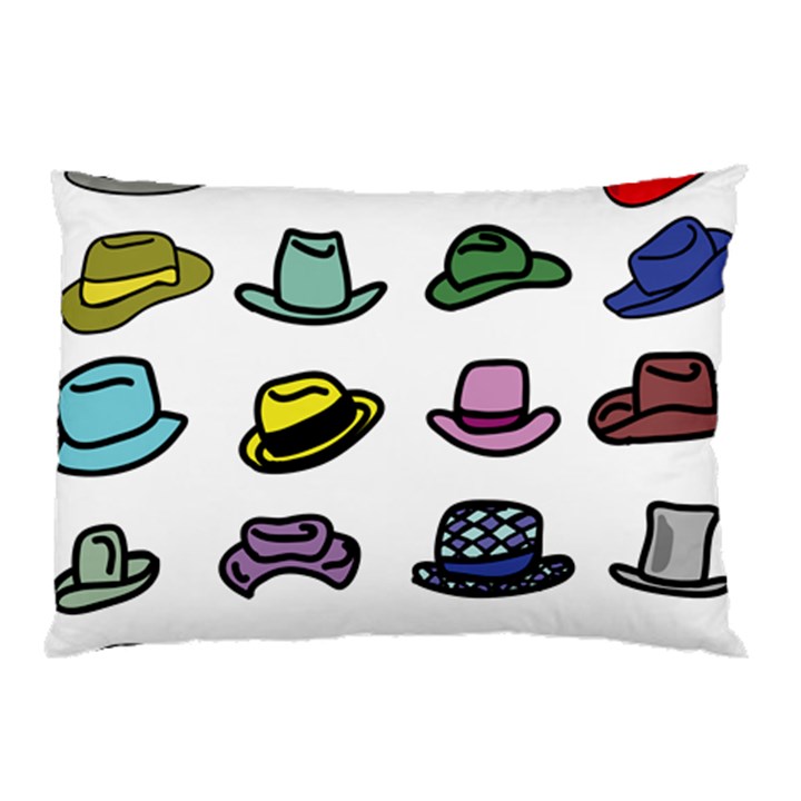 Hat Dress Elegance Pillow Case (Two Sides)