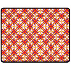 Hexagon Polygon Colorful Prismatic Fleece Blanket (medium) 