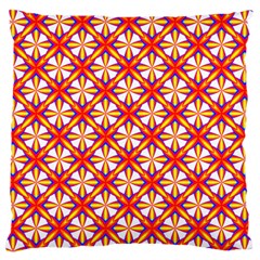 Hexagon Polygon Colorful Prismatic Large Cushion Case (one Side) by HermanTelo