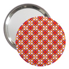 Hexagon Polygon Colorful Prismatic 3  Handbag Mirrors by HermanTelo