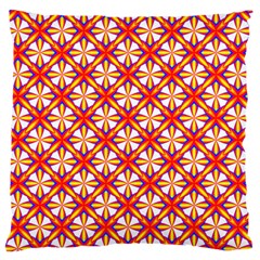 Hexagon Polygon Colorful Prismatic Large Flano Cushion Case (one Side) by HermanTelo