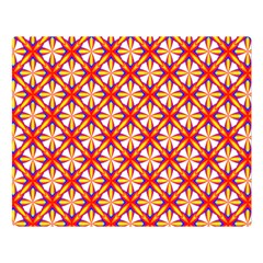 Hexagon Polygon Colorful Prismatic Double Sided Flano Blanket (large) 