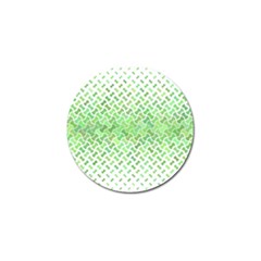 Green Pattern Curved Puzzle Golf Ball Marker (4 Pack)