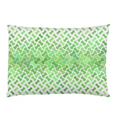 Green Pattern Curved Puzzle Pillow Case