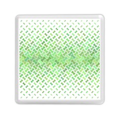 Green Pattern Curved Puzzle Memory Card Reader (square)