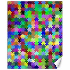 Jigsaw Puzzle Background Chromatic Canvas 16  X 20  by HermanTelo