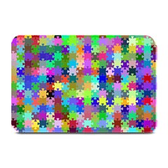 Jigsaw Puzzle Background Chromatic Plate Mats by HermanTelo