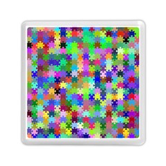 Jigsaw Puzzle Background Chromatic Memory Card Reader (square)