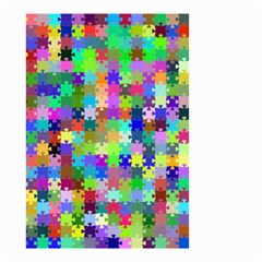 Jigsaw Puzzle Background Chromatic Small Garden Flag (two Sides)