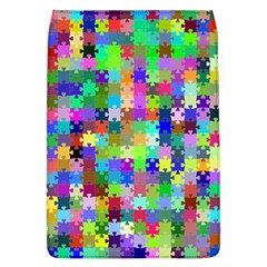 Jigsaw Puzzle Background Chromatic Removable Flap Cover (l)