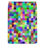 Jigsaw Puzzle Background Chromatic Removable Flap Cover (L) Front