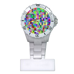 Jigsaw Puzzle Background Chromatic Plastic Nurses Watch