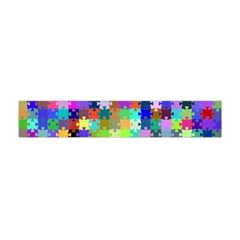 Jigsaw Puzzle Background Chromatic Flano Scarf (mini)