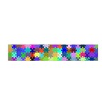 Jigsaw Puzzle Background Chromatic Flano Scarf (Mini) Front