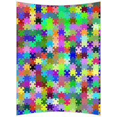 Jigsaw Puzzle Background Chromatic Back Support Cushion by HermanTelo