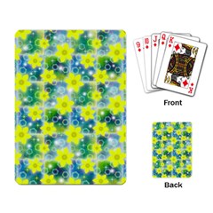 Narcissus Yellow Flowers Winter Playing Cards Single Design (rectangle)