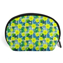 Narcissus Yellow Flowers Winter Accessory Pouch (large) by HermanTelo