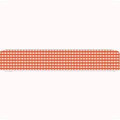 Gingham Plaid Fabric Pattern Red Small Bar Mats