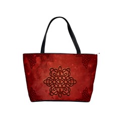 Elegant Decorative Celtic Knot Classic Shoulder Handbag by FantasyWorld7